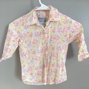 Girls Luck brand button up shirt